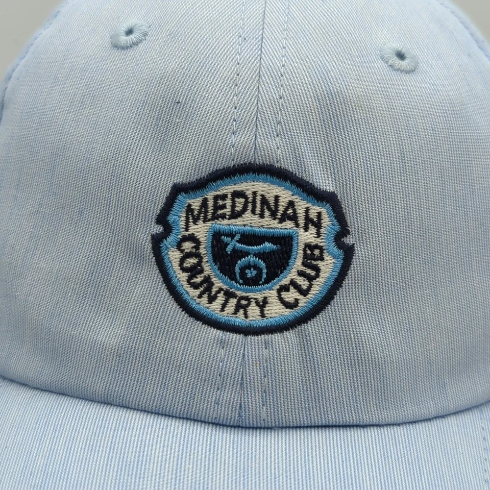 Medinah Country Club Hat Golf Cap Imperial Strapback Blue Adjustable